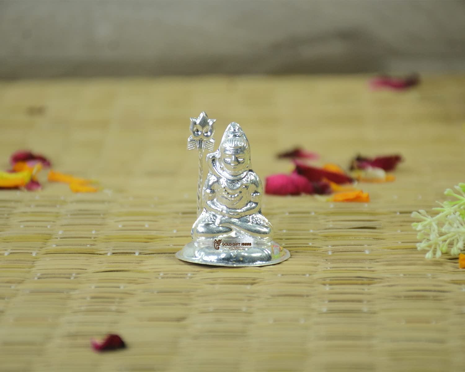 Buy GoldGiftIdeas Pure Silver Shiva Idol for Gift, Silver Shiv Murti