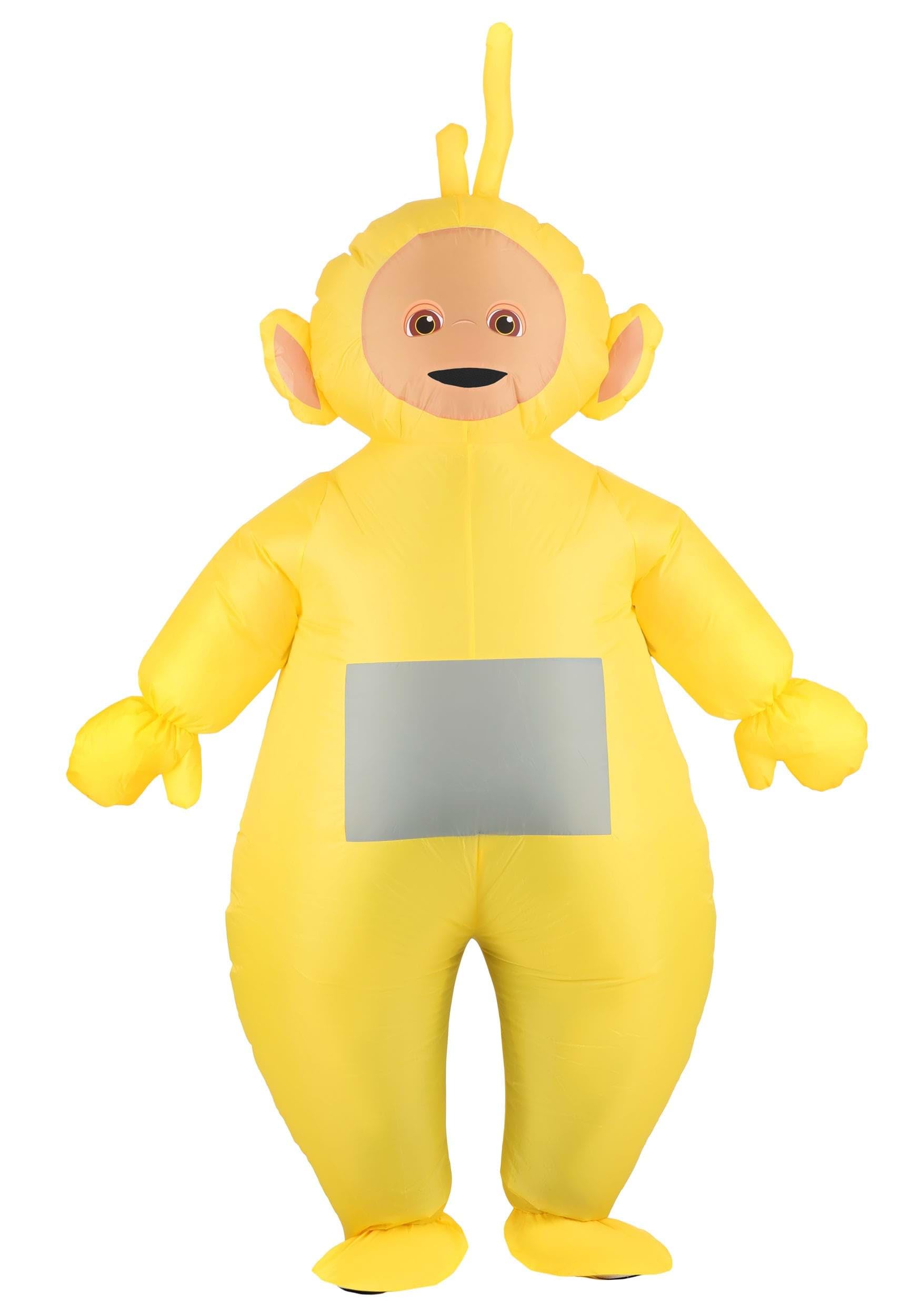 Inflatable Laa-Laa Adult Teletubbies Fancy Dress Costume Standard