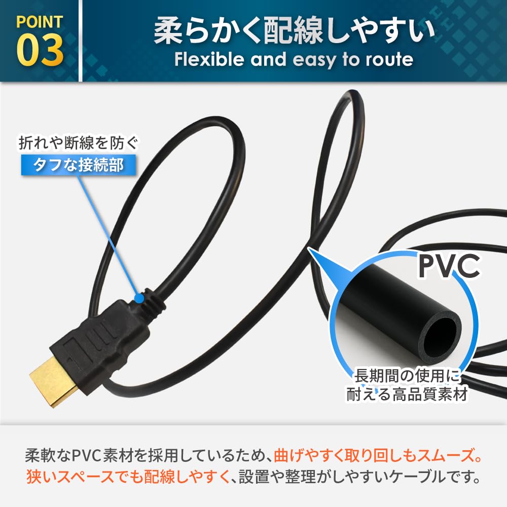 Windows11  HDMIケーブル PXH213BW（HDMIケーブル/ホワイト） | Pixio（ピクシオ