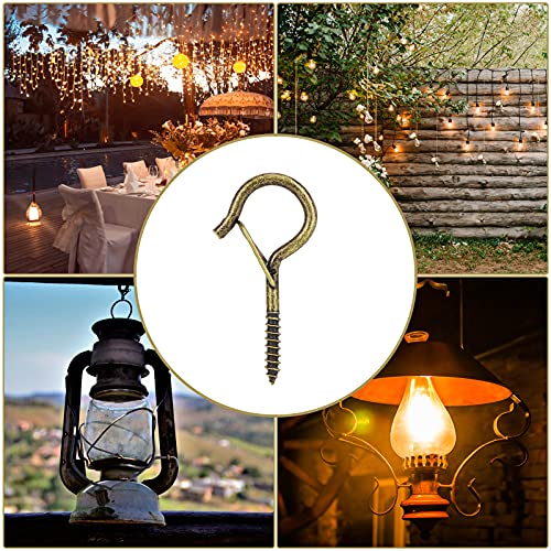 20 ganci a vite, resistenti con fibbia di