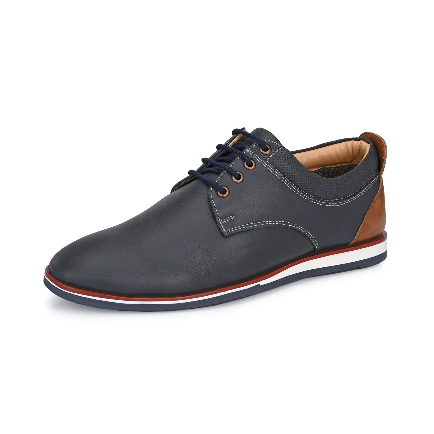 CentrinoMens Dress Smart Casual Shoes Oxfords Walking, Office Comfortable and Classy Sneakers with Extra Comfort (6019)