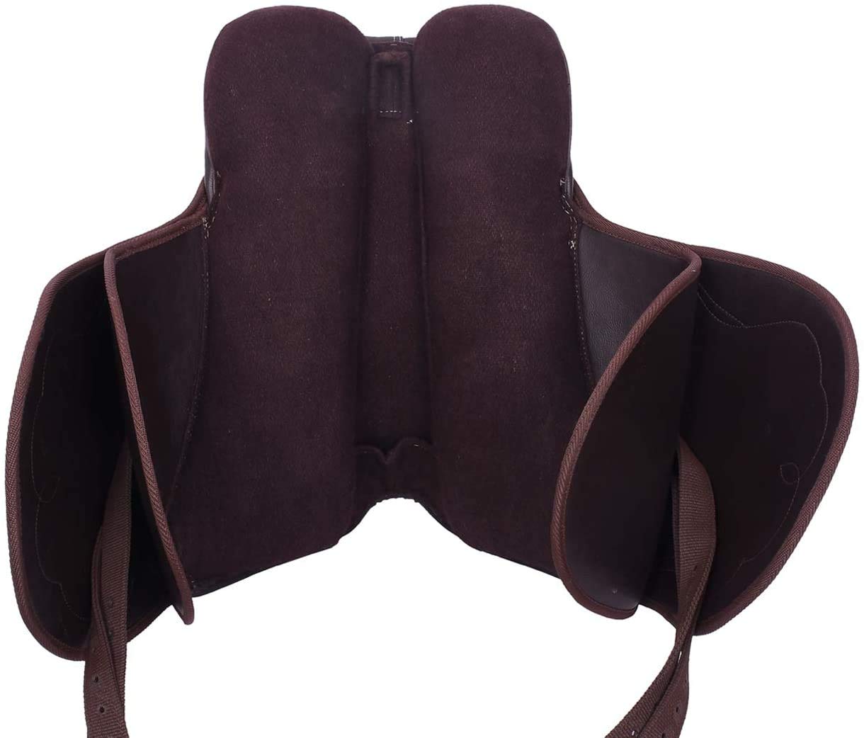 Selle de cheval en daim synthétique australien anglais