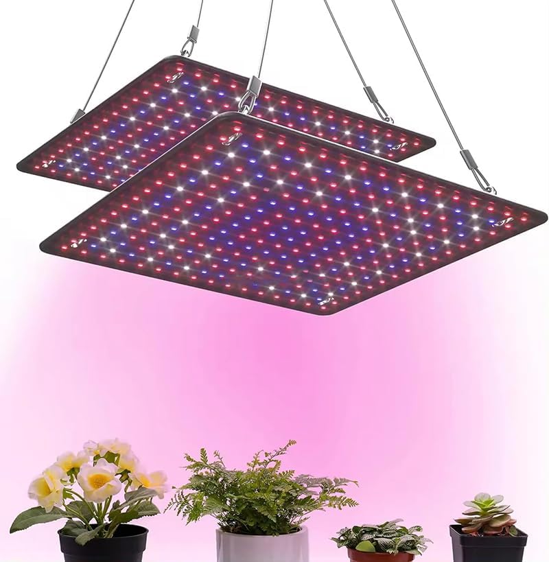 Lampe Plante Interieur Lampe De Croissance LED 35W Spectre Complet 256 LEDs - Pour Plantes D'intérieur, Semis, Légumes