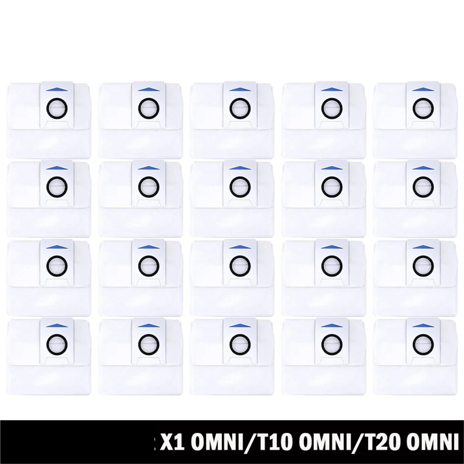 Compatibile Con Ecovacs, Compatibile Con Deebot, X1 OMNI/ T10, OMNI/ T20, Accessori For Sacchetti For La Polvere, Pattumiera, Sacco For Immondizia, Parti For Aspirapolvere Robot Aspirapolvere(25pcs)