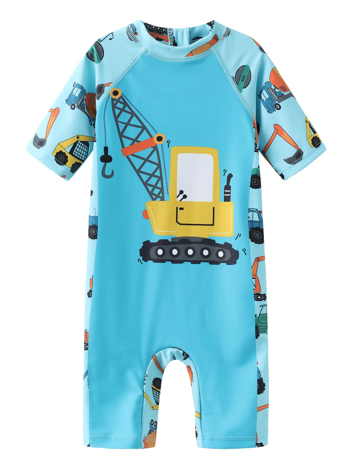 Aisyee UV Kleidung Baby Badeanzug Kurzarm Einteiliger Kinder UV Badebekleidung Baby Schwimmanzug Jungen Rashguard 6 Monate-5 Jahre