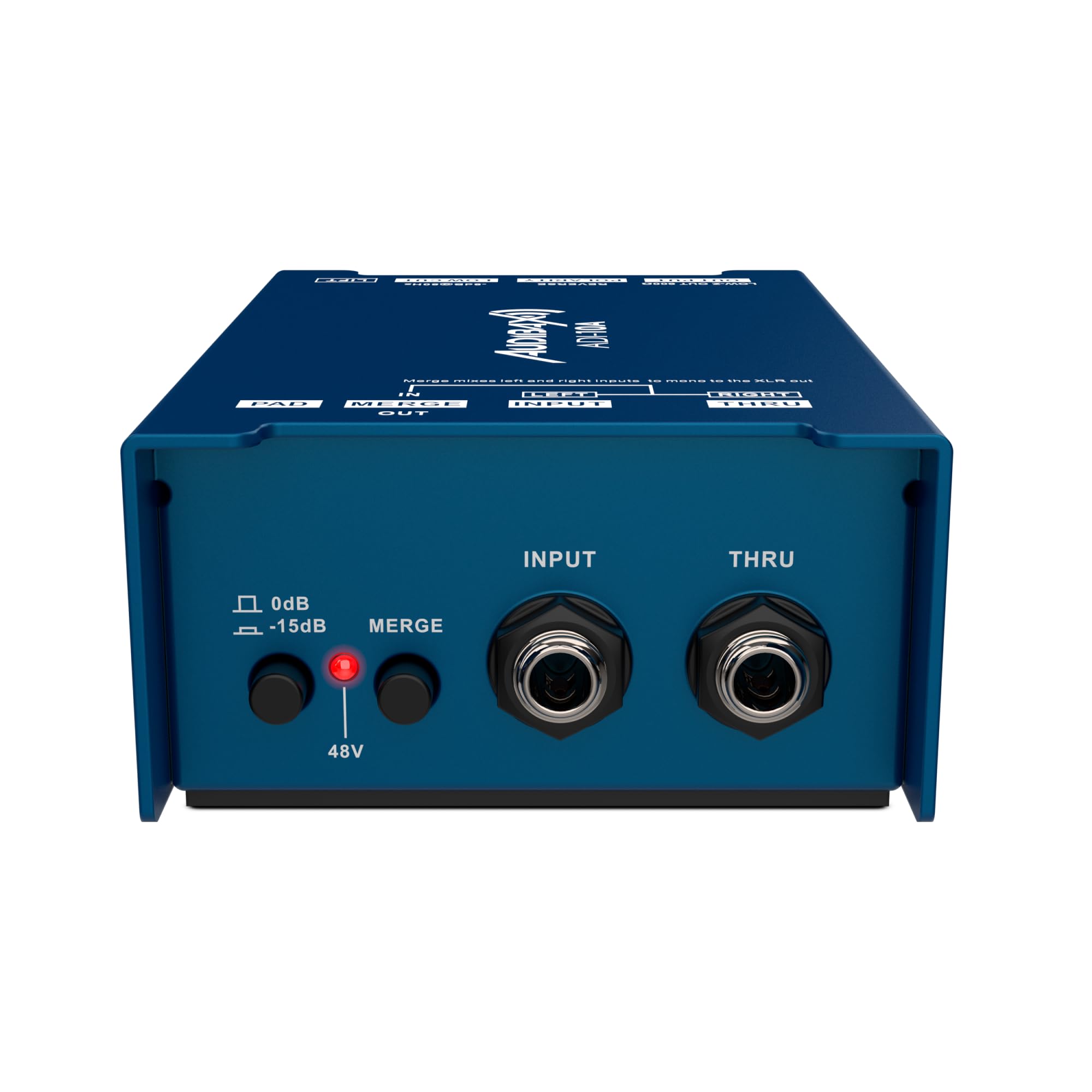 Audibax ADI-10A Caja DI Activa 48V con Alimentación Phantom