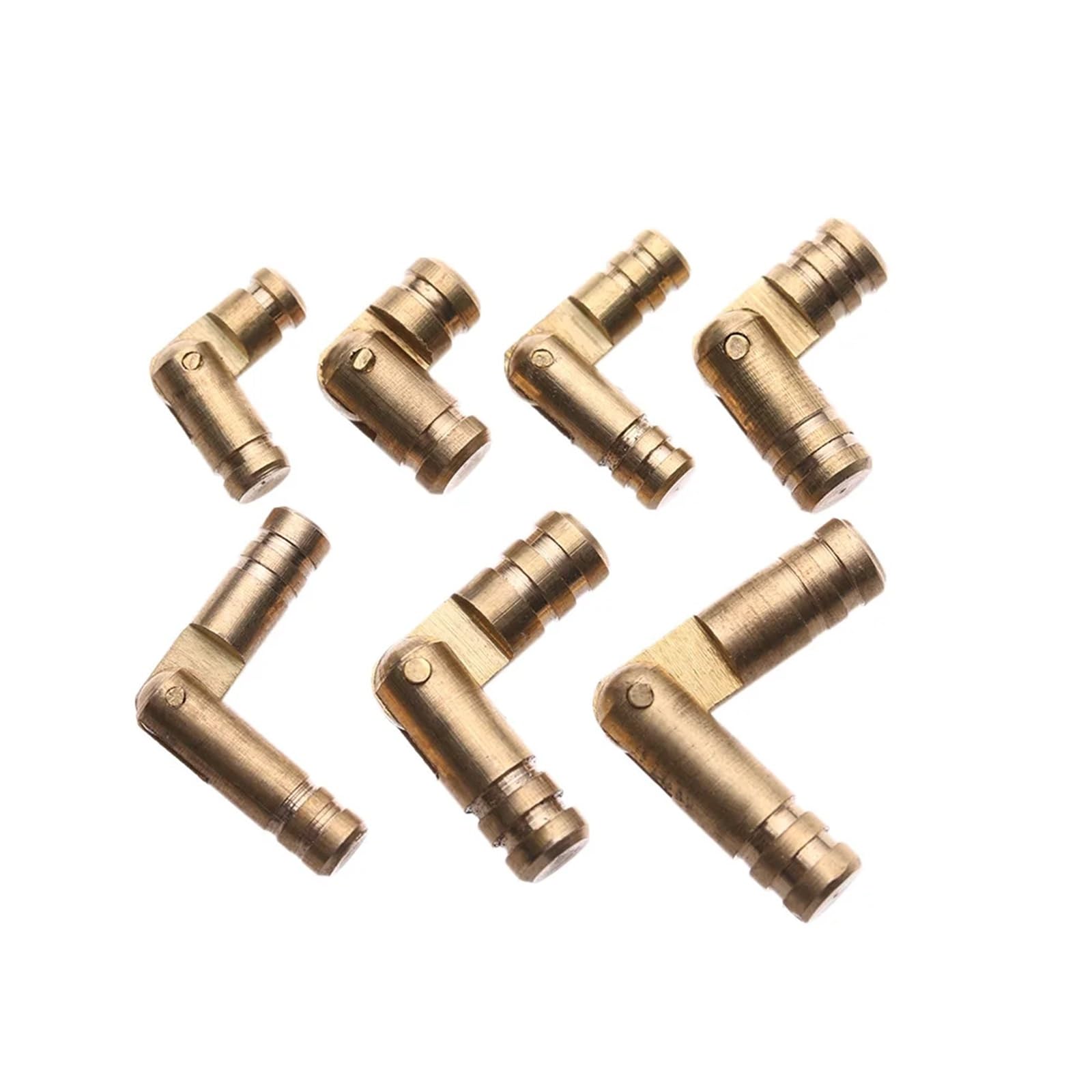 Ymuguegh One Color Mini Folded Box Barrel Hinge Invisible Case Hinges Concealed Barrel Hinge Pure Copper Furniture Hardware(5Mx25mm)