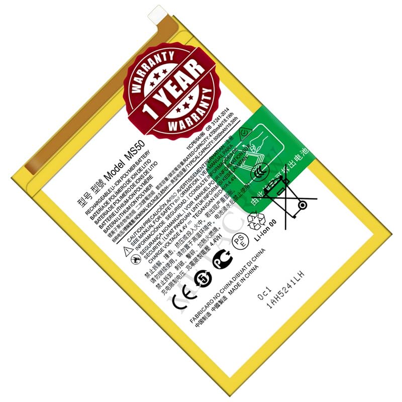 Image of Original MS50 Battery Compatible for Motorola Moto G50 5G (XT2149-1) - (5000mAh) - 1 Year Warranty JK1