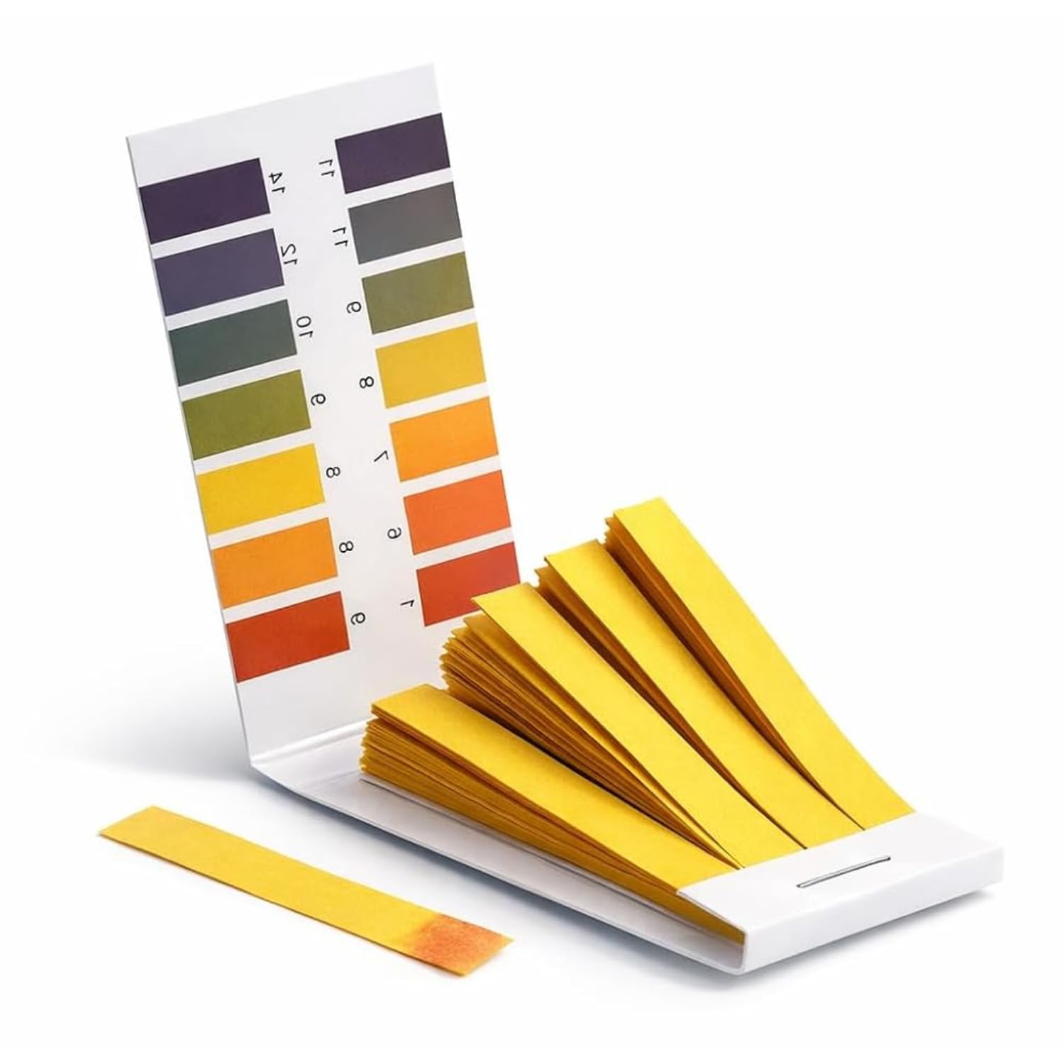 Full pH 1-14 Test Indicator Paper Strips (80 Strips) for Water Testing, Soil Testing, Aquarium, Laboratory, Pool, Drinking Water, Gardening, Universal Litmus pH Test Paper, Accurate pH Measurement Kit-image-47