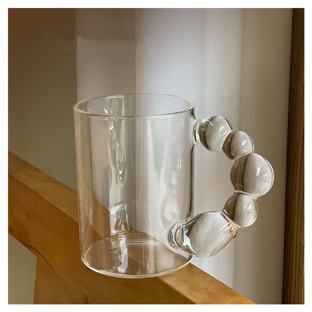 Becher Becher Wohnzimmer Glas Wasser Tasse Haushalt Transparent Milch Tasse Mit Griff Kaffeetasse Kreative Kaffeetasse