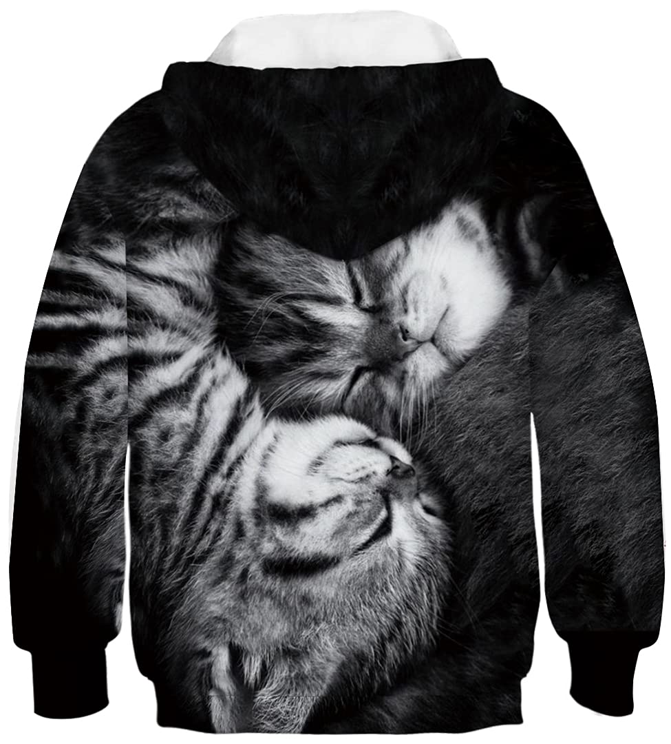 Ocean Plus Bambini e Ragazzi Felpe con Cappuccio Bambino Multi Teens Colorate Felpa Maniche Lunghe Bambina Pullover