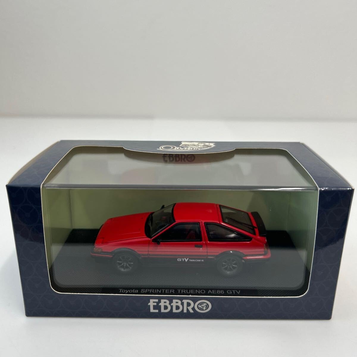 Amazon | EBBRO 1/43 ミニカー Sprinter Trueno AE86 GTV Red エブロ