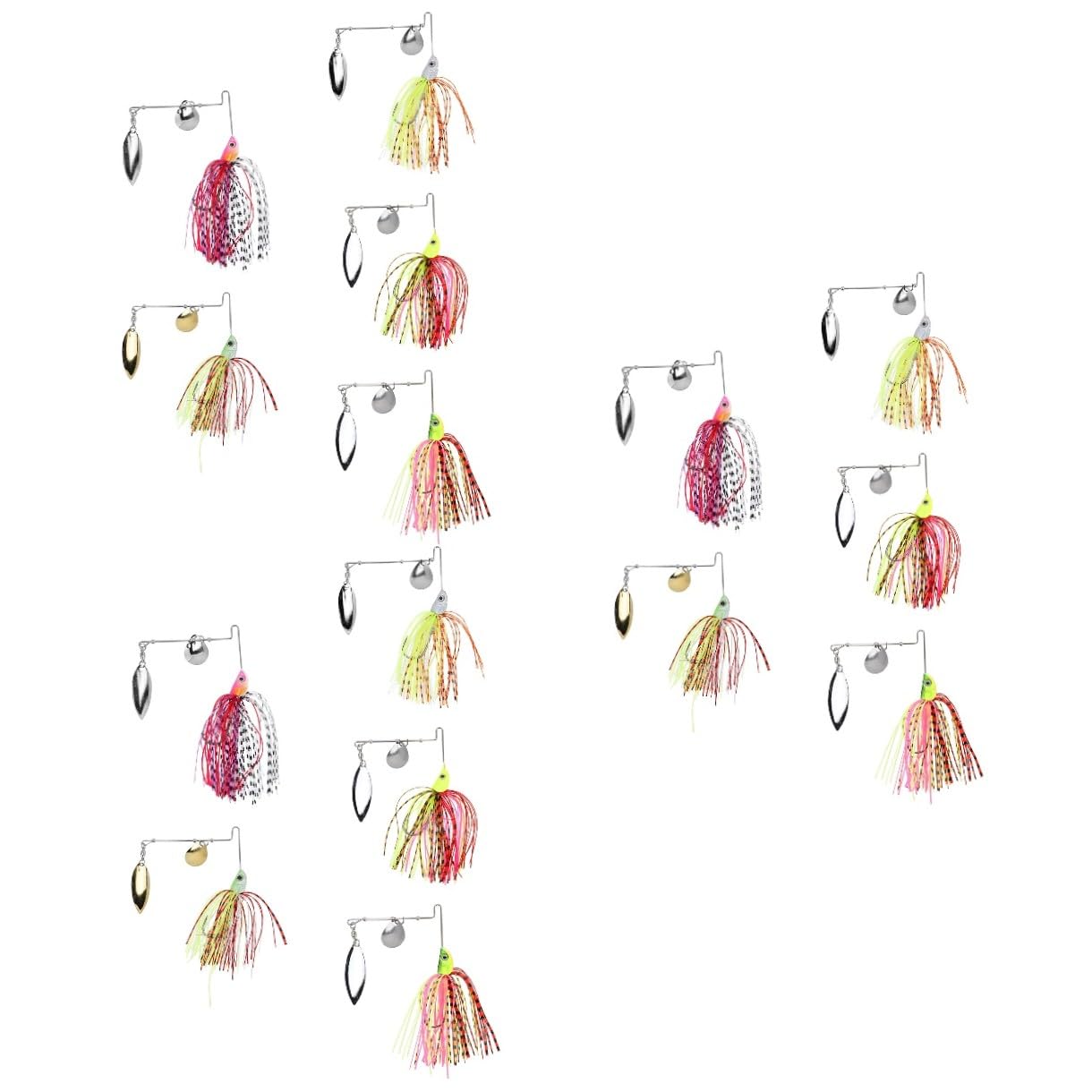 POPETPOP Lot De 3 Leurres De Pêche Mixtes Appâts Artificiels Matériel De Pêche 5 Pièces X 3