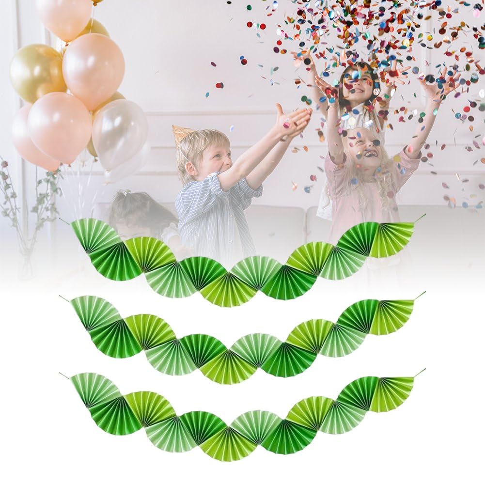 Girlanda z proporczykami, flagi festiwalowe, wachlarze papierowe, baner urodzinowy, wielokolorowe flagi w kształcie wachlarza, papierowe girlandy, dekoracje ścienne sufitowe, impreza