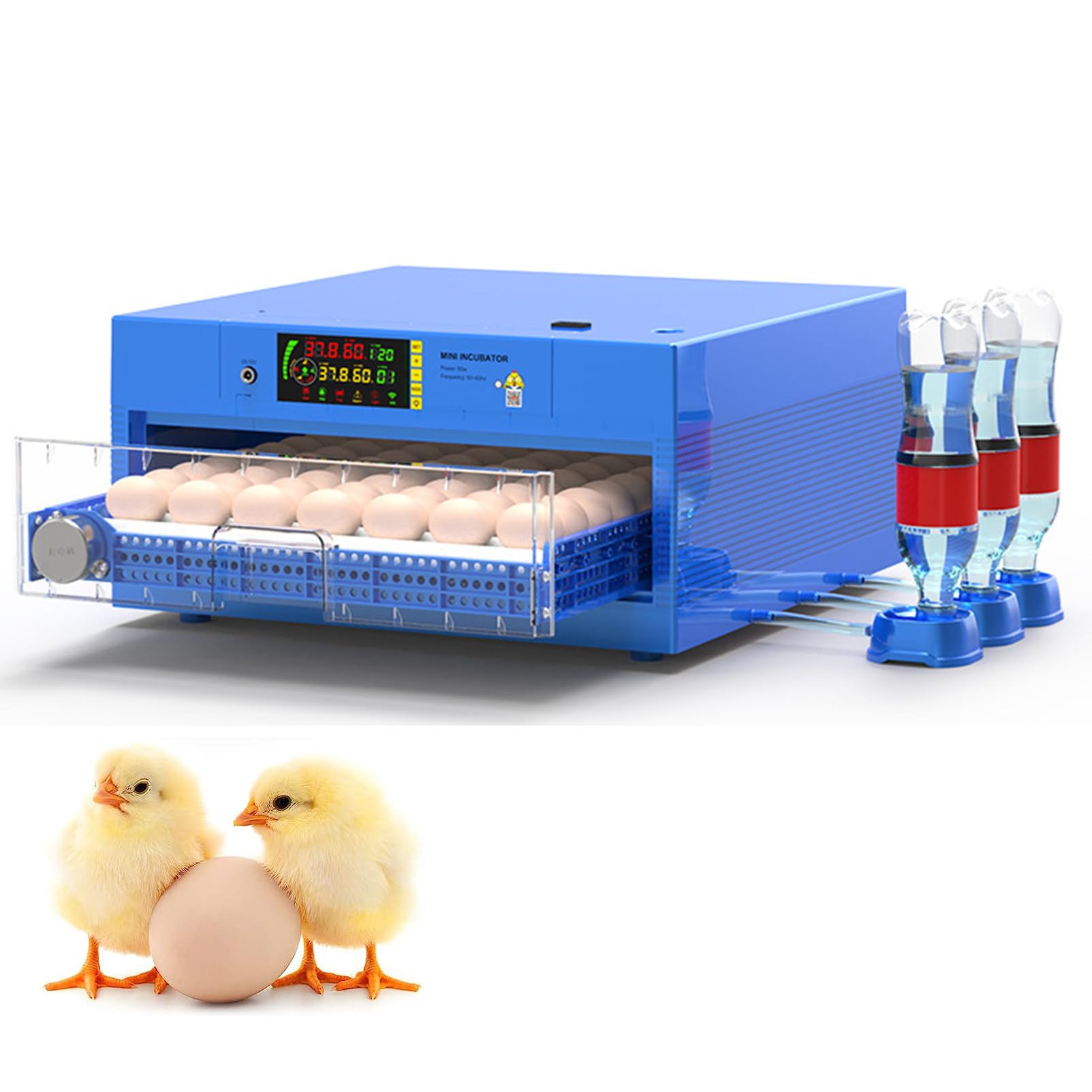 自動孵卵器64枚 リトルママ 小型自動孵卵器(ふ卵器・ふ卵機) : eバード - 通販