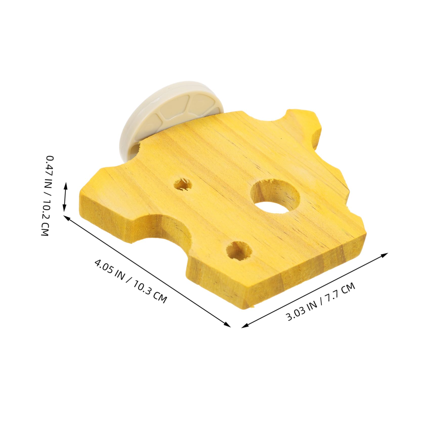 BESPORTBLE Natural Wood Parrot Perch Stand Engaging Bird Cage Accessory for Parakeets Promotes Claw Health Increased Activity Space for Play and Exercise