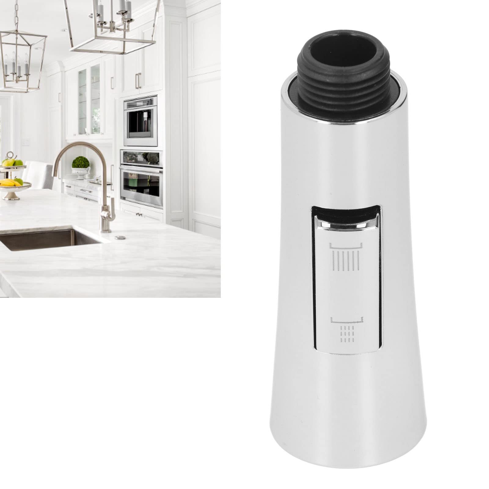 Cabezal de Rociador de Grifo de Cocina, Rociador de Grifo de Interfaz Universal G1/2, Reemplazo de Cabezal de Grifo Extraíble, Cabezal de Rociador de Grifo de Fregadero de Cocina, Rociador de Grifo Pa