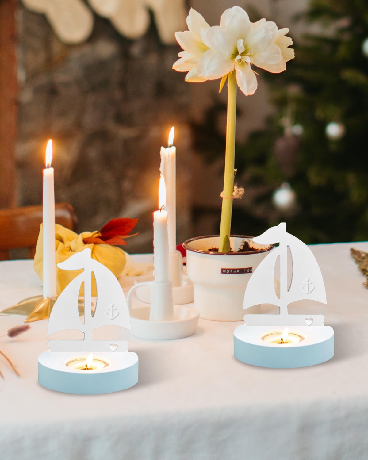 Stampo in silicone per candela mini presepe