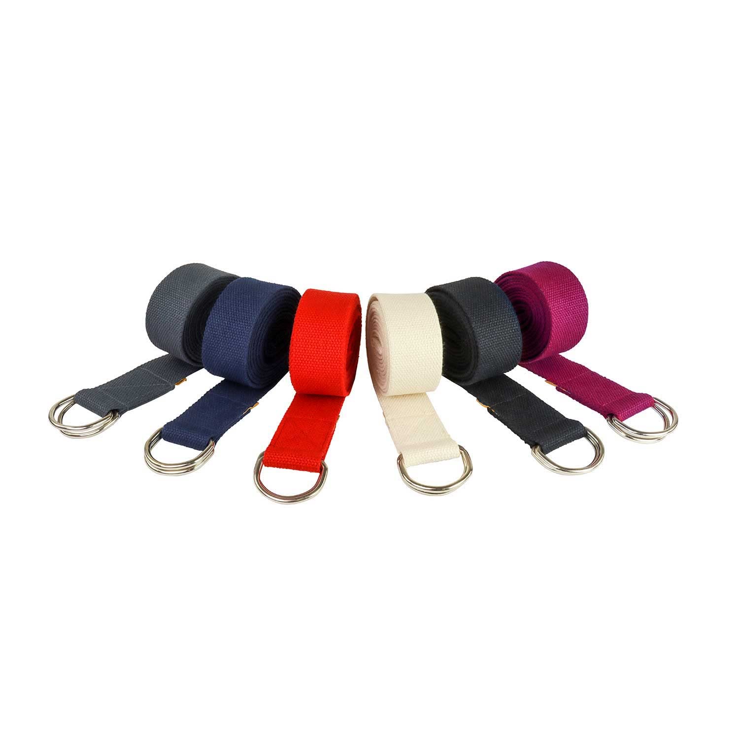Cintura Da Yoga In Cotone Con Fibbia Ad Anello A D, Per Palestra Bodybuilding Fitness Resistenza~p137148928