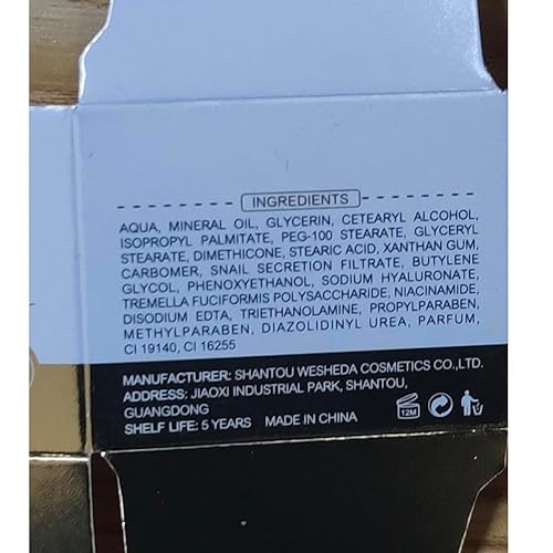 Miniatura 2 de Beauty-Mall Extracto de caracol francés Secreción ácido hialurónico Humedad Crema Facial Milagro Crema Reparadora Intensiva, 1.76 oz