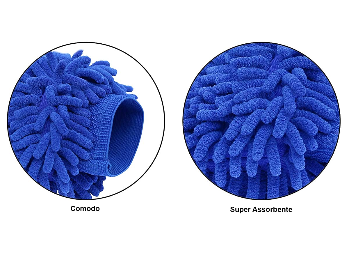 Set Da 3 Applicatori In Microfibra A Doppio Lato Per Auto: Spugne Lavabili E Riutilizzabili Per Lucidatura, Cera E Coating Ceramico, Dimensioni 4x4x9 Cm