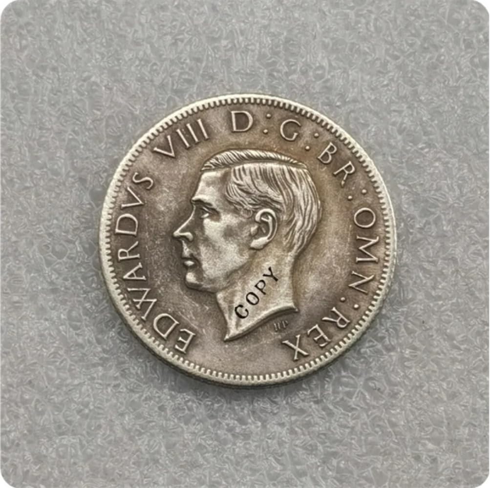 Rezajduie Gold/Silver Commemorative Coin 1937 United Kingdom - Edward Viii Copy Coins