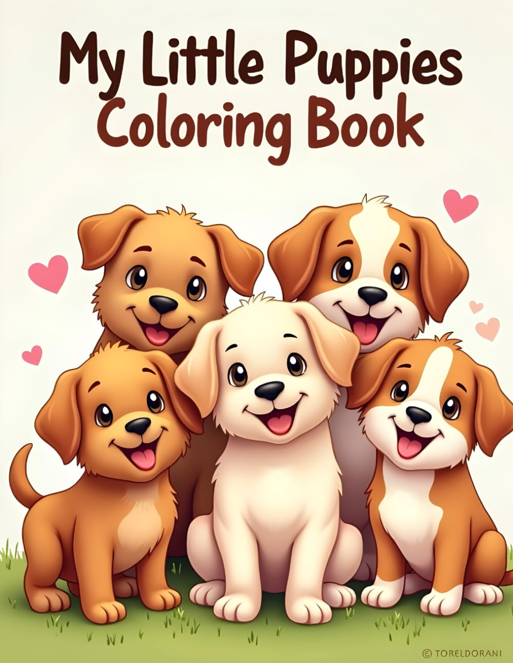 My Little Puppies Coloring Book