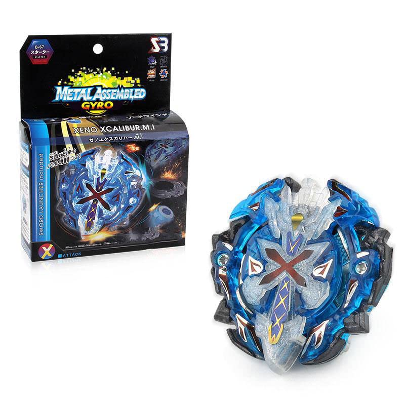 zalati Battling Top Toy with Launcher Fight Spinning Top for Kids Children Battle Games Gift - Blue