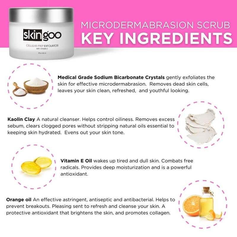 Miniatura 3 de Cellular Prep Exfoliante facial, exfoliante facial natural y suave, 2 onzas