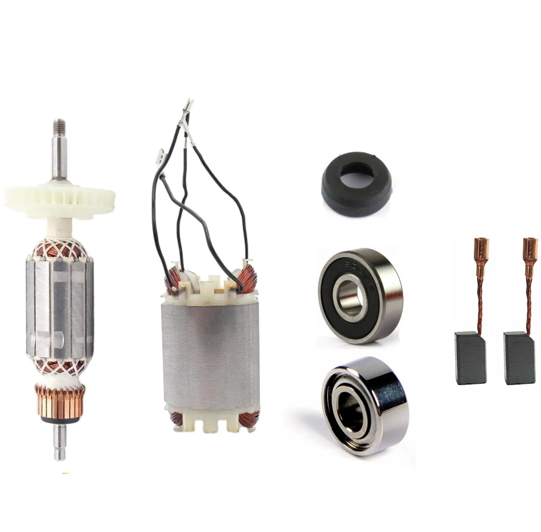 Angel Grinder DW801Spare Parts Armature,Field Coil, Bearing 607+608, 607 Washer, Carbon Brush (dw801, 810) Pack Of 7 (B0CK6F3QQD) Amazon Price History, Amazon Price Tracker