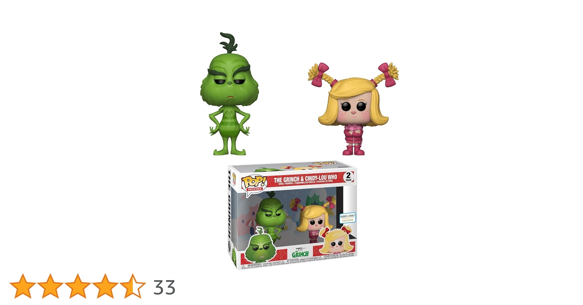 Amazon.co.jp: Dr. Seuss Funko POP! 映画 グリンチ&シンディー