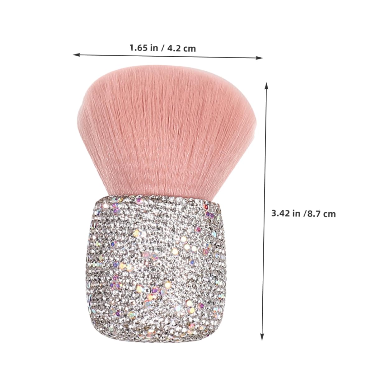 FRCOLOR Mushroom Head Concealer Brush Blush Powder Makeup Brush Soft Non-shedding Bristles for Travel
