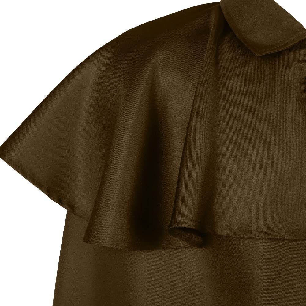 Generisch Mantello medievale gotico con cappuccio, per Halloween, cosplay, bambini e adulti