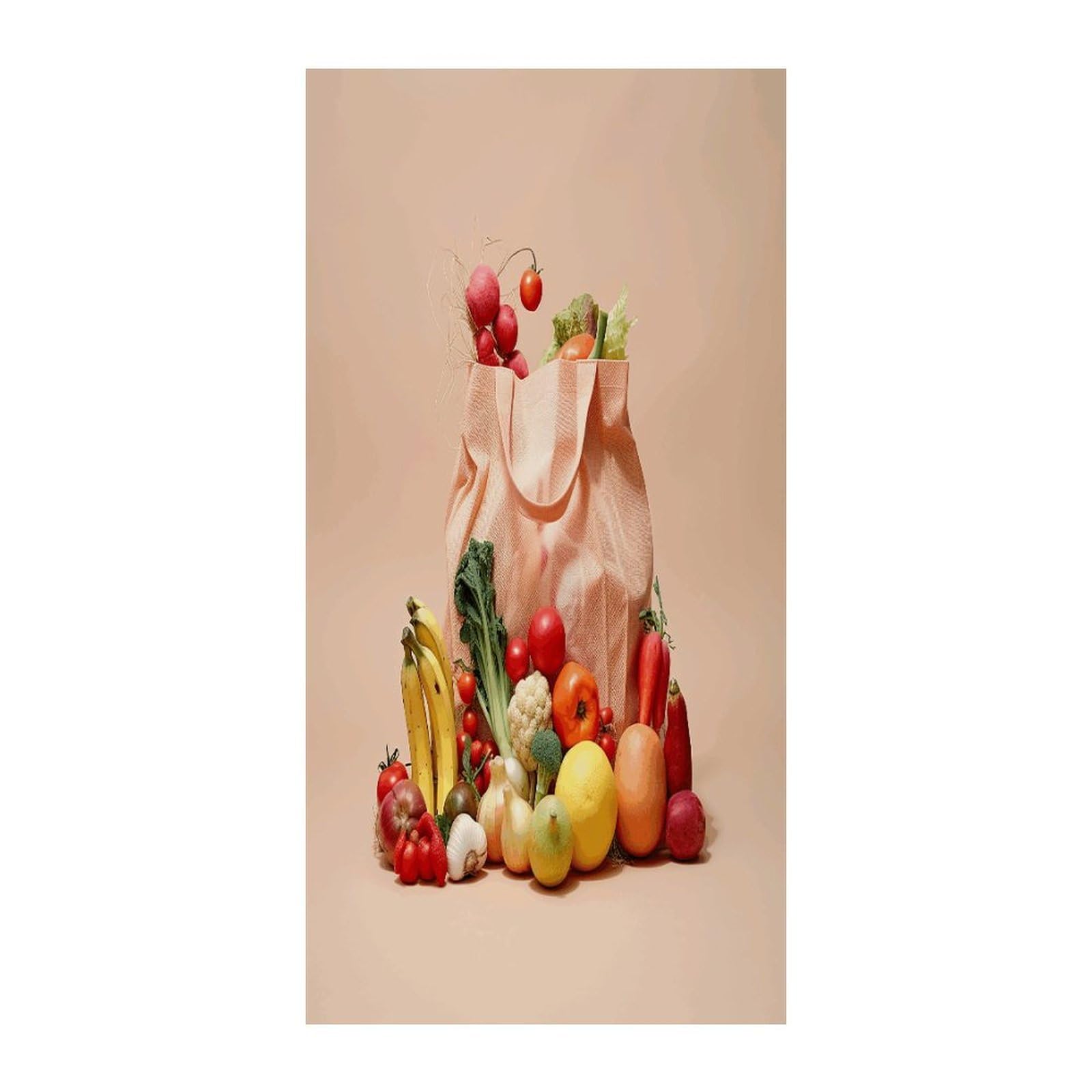 Fekiloot Style Fruits And Vegetables Door Curtain Room Divider Curtains