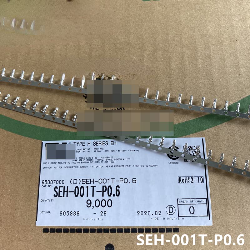 2000PC Connector SEH-001T-P0.6 Terminal pin Gauge 22-30AWG
