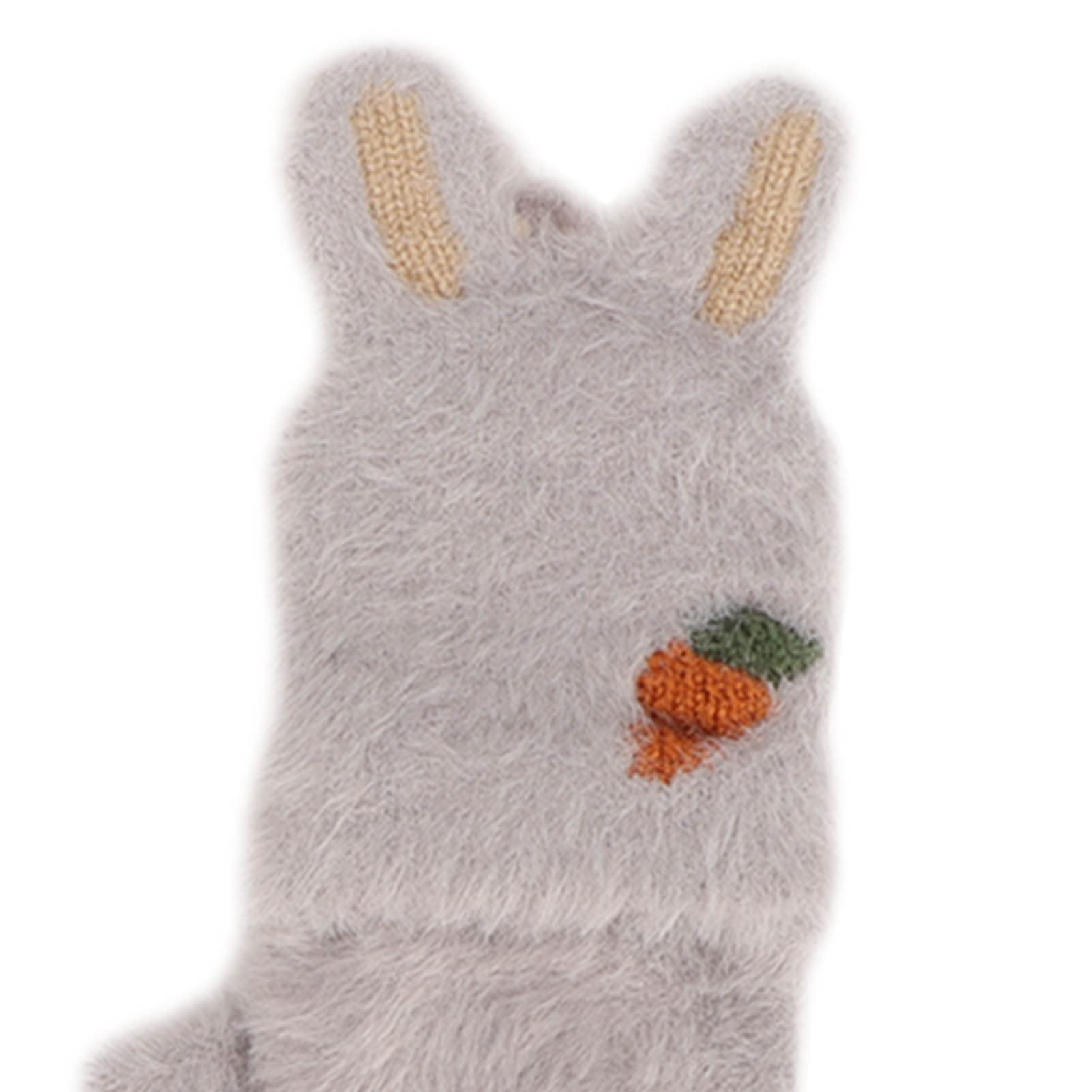Guanti riscaldati USB Guanti invernali riscaldanti bifacciali in peluche accoglienti senza dita per lavoro studio Grigio
