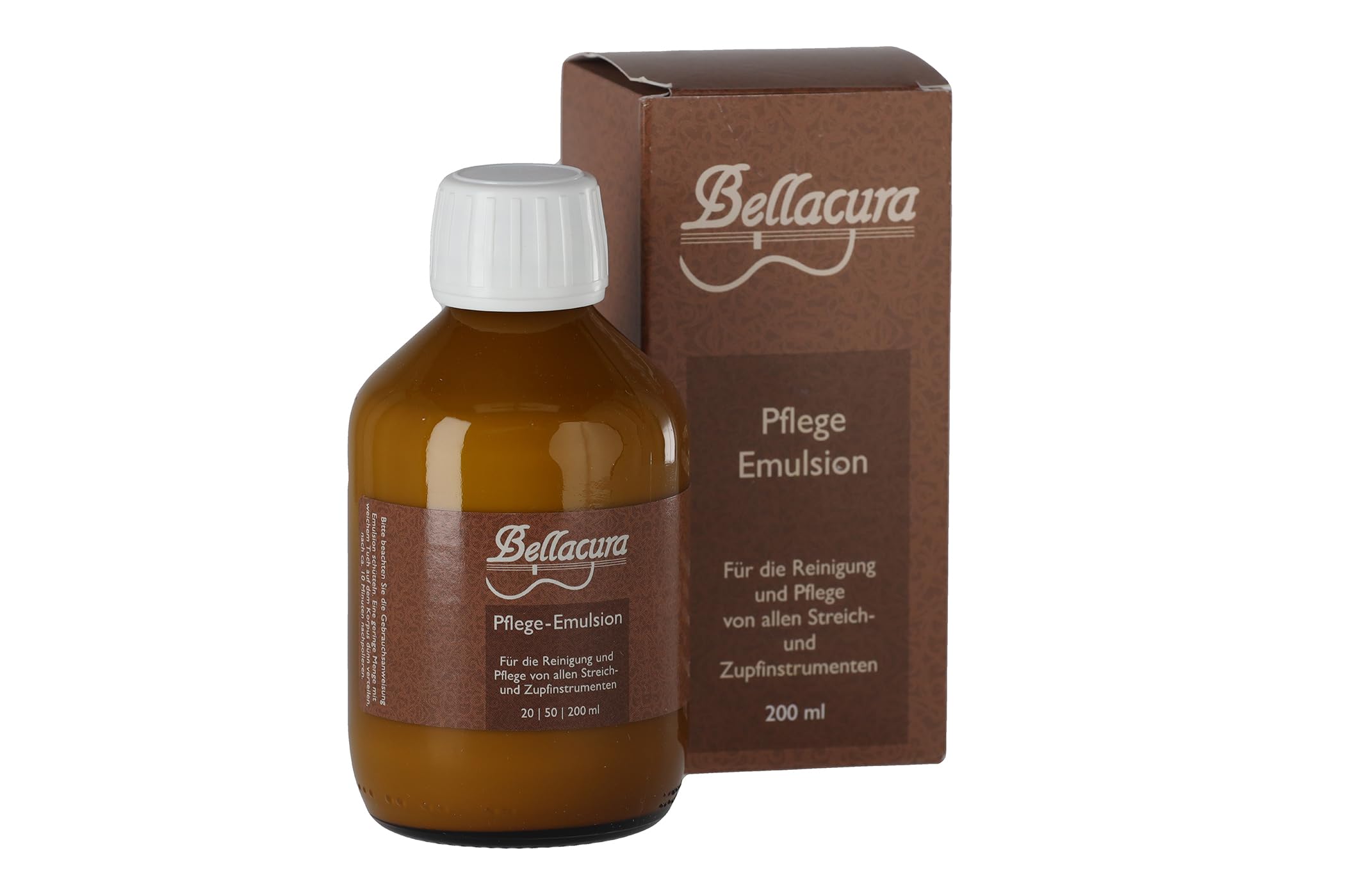 Emulsión de cuidado Standard - Botella de 200 ml – Producto de limpieza y cuidado para instrumentos de cuerda con barniz brillante | Made in Germany