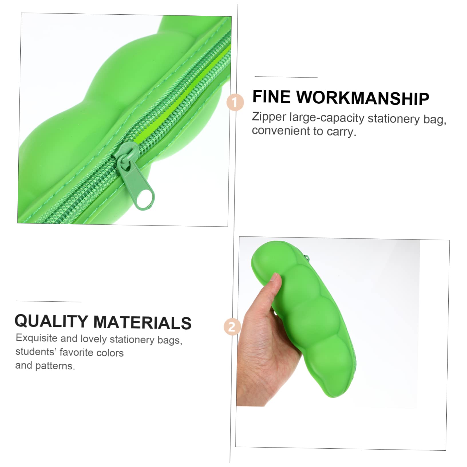 STOBOK 6pezzi Astuccio Portapenne Silicone Organizzatore Per Cancelleria Capacità Per Scuola