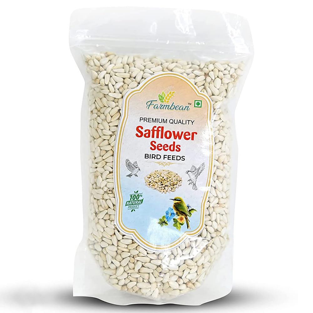 Farmbean Safflower Seeds | Kusum Beej | Kardi Seed for Bird Food 900 GMS (B0CX1ZZ6D5) Amazon Price History, Amazon Price Tracker