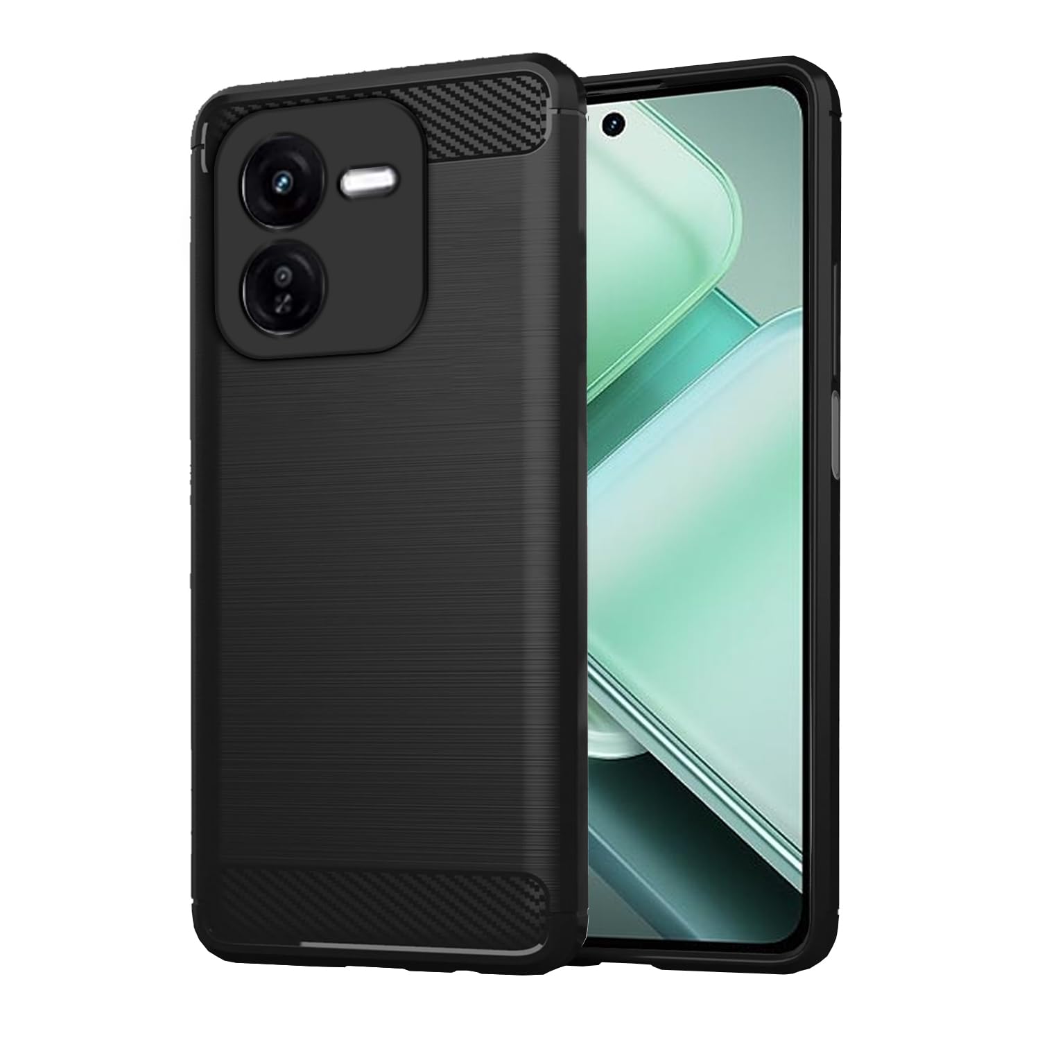 Pikkme IQOO Z9x 5G Back Cover |Hybrid Shock Proof | Matte Soft Silicon Flexible | Back Case for IQOO Z9x 5G (Black) (B0D4VT7KLF) Amazon Price History, Amazon Price Tracker