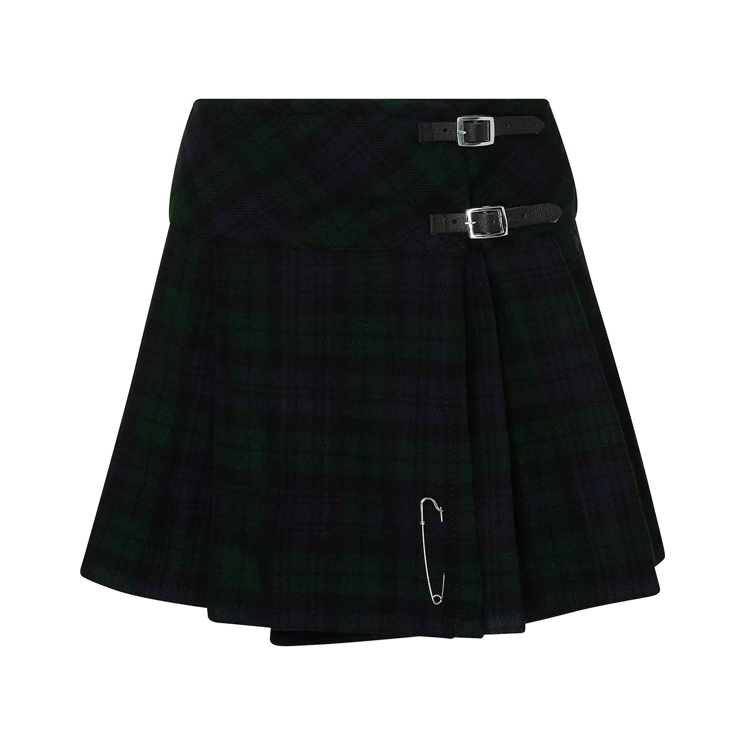 Tartanista Black Watch 16.5 inch Mini Kilt Skirt Size UK 22