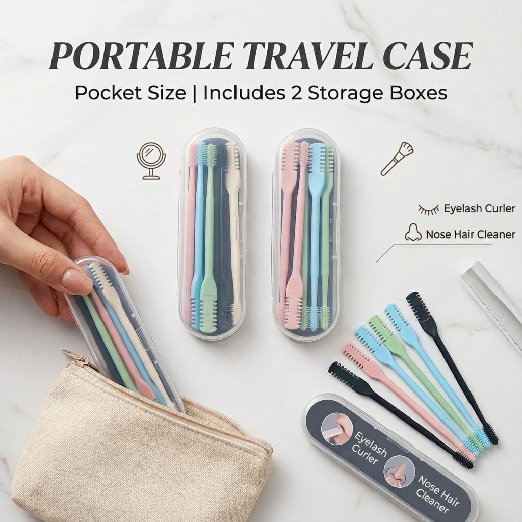 10PCS Nasal Hair Cutter 2-in-1 for Men and Women