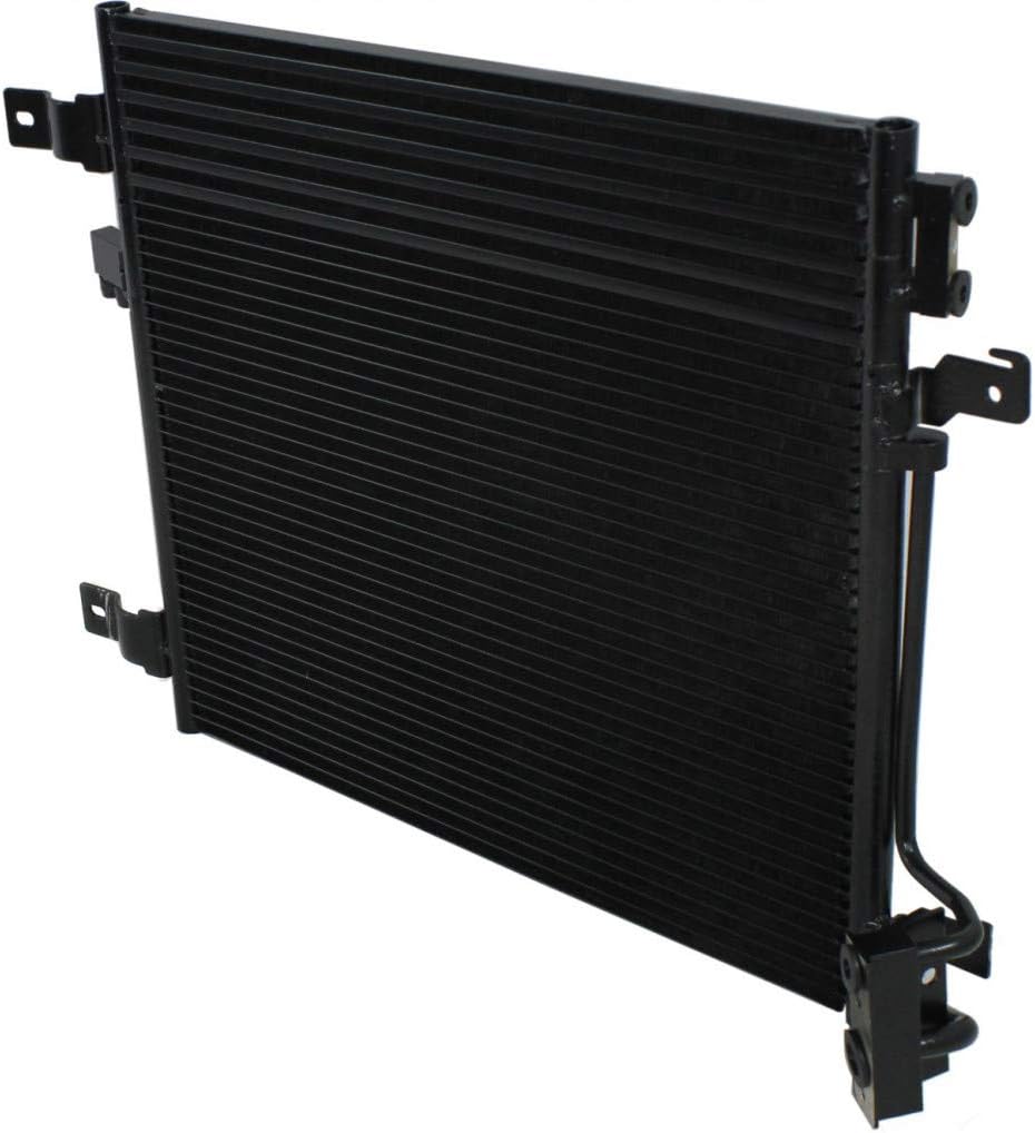 For Jeep Wrangler JK A/C Condenser 2007 08 09 10 2011 | Aluminum Core Material | w/Oil Cooler | Automatic Transmission | Replaces DPI# 3768 | CH3030233 | 55056635AA