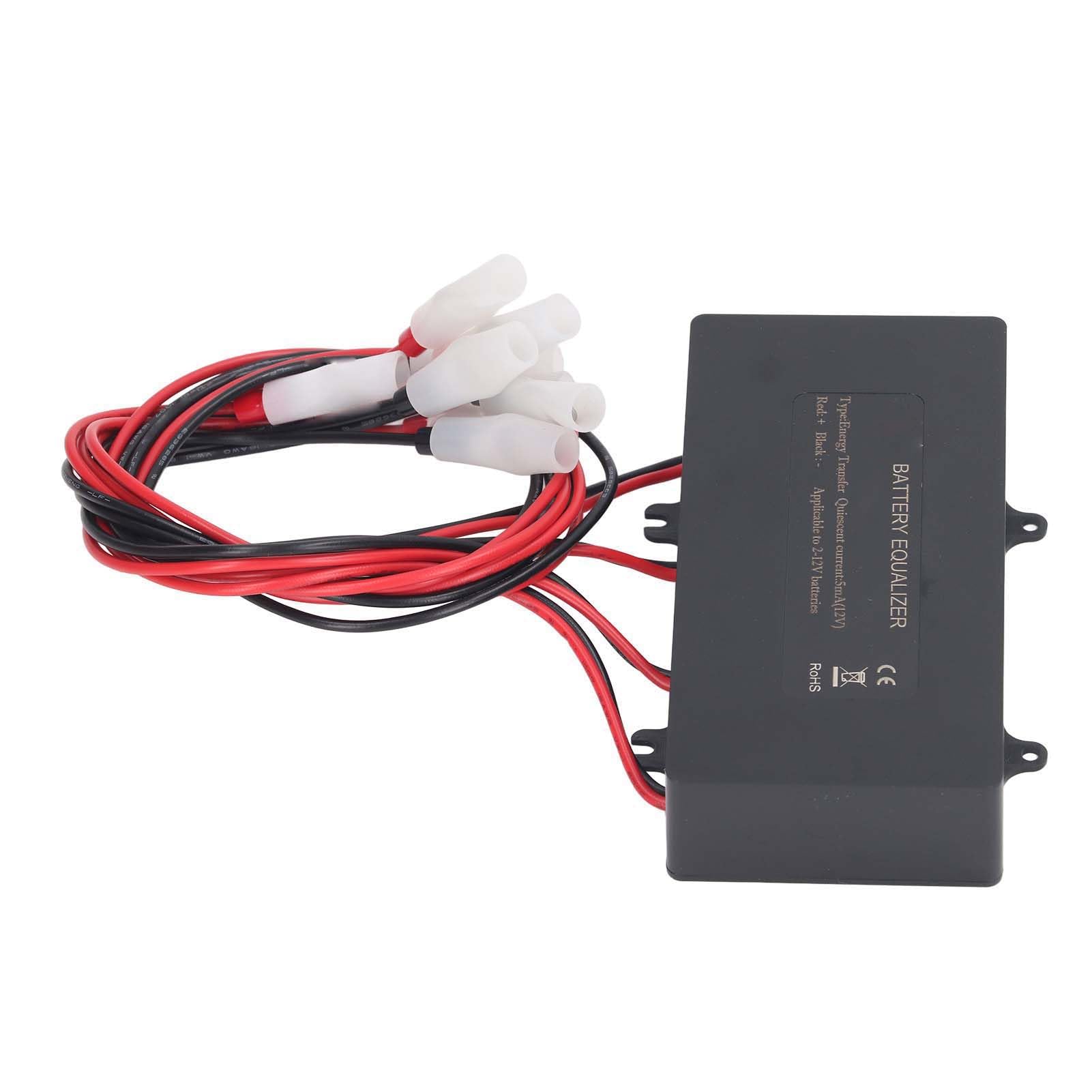 Equalizzatore Batteria 48V, Bilanciamento Automatico Protezione Inversione di Polarità Disconnessione Bassa Tensione, con Corrente di Compensazione Massima 10A, per Auto Barca