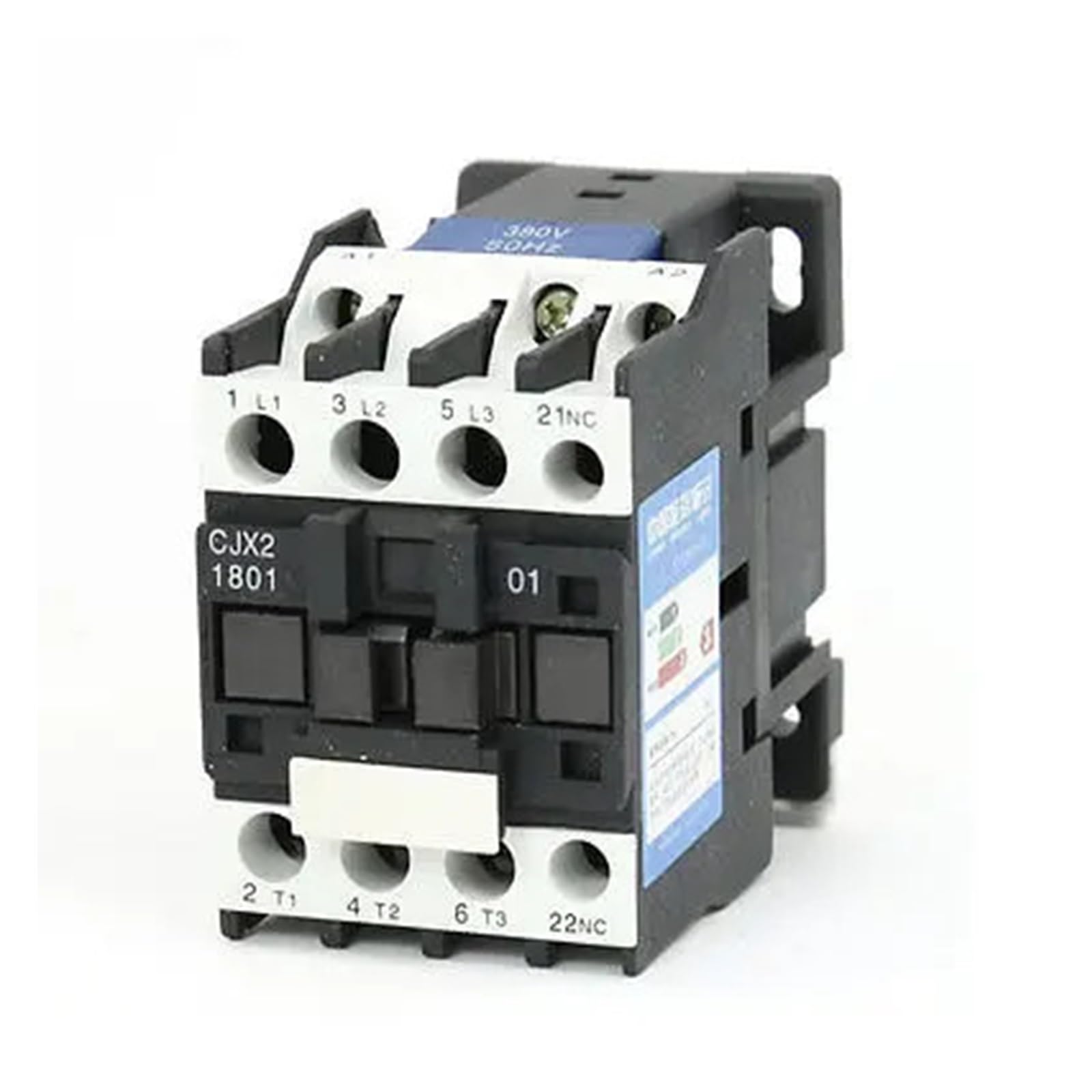 JJHQOKYNA 380V 50/60Hz Coil 18A CJX2-1810 AC Contactor 3 Phase Pole 1NC
