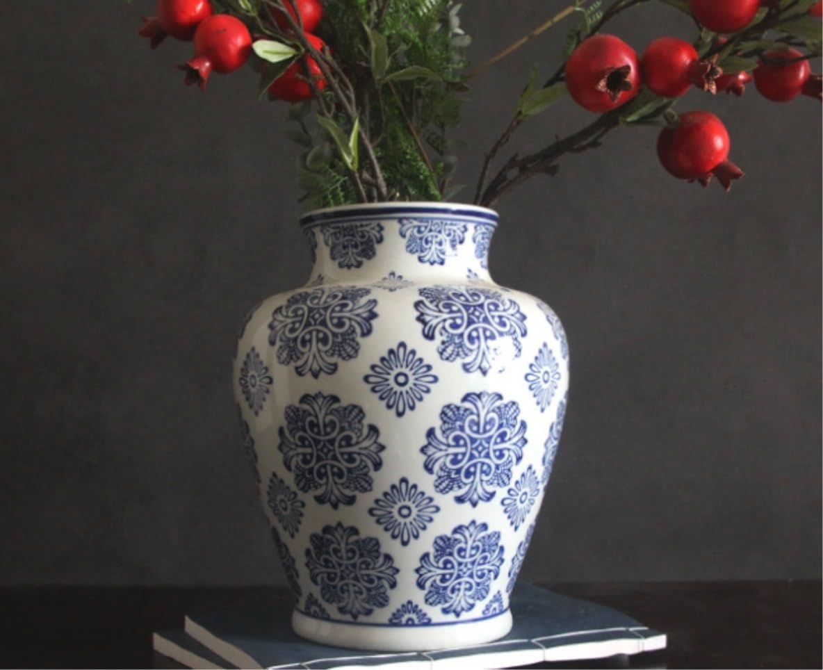 ASHSDI テンプルジャー 装飾ジンジャージャー 古代中国磁器