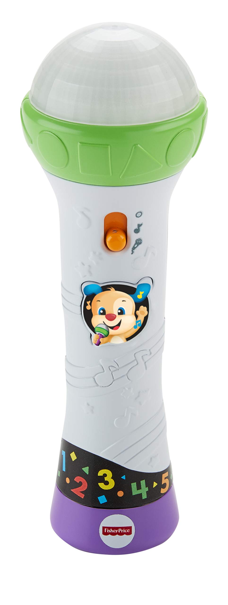 Fisher-Price Micrófono Canta y aprende, portugués, Juguetes Bebes (Mattel FBP36)