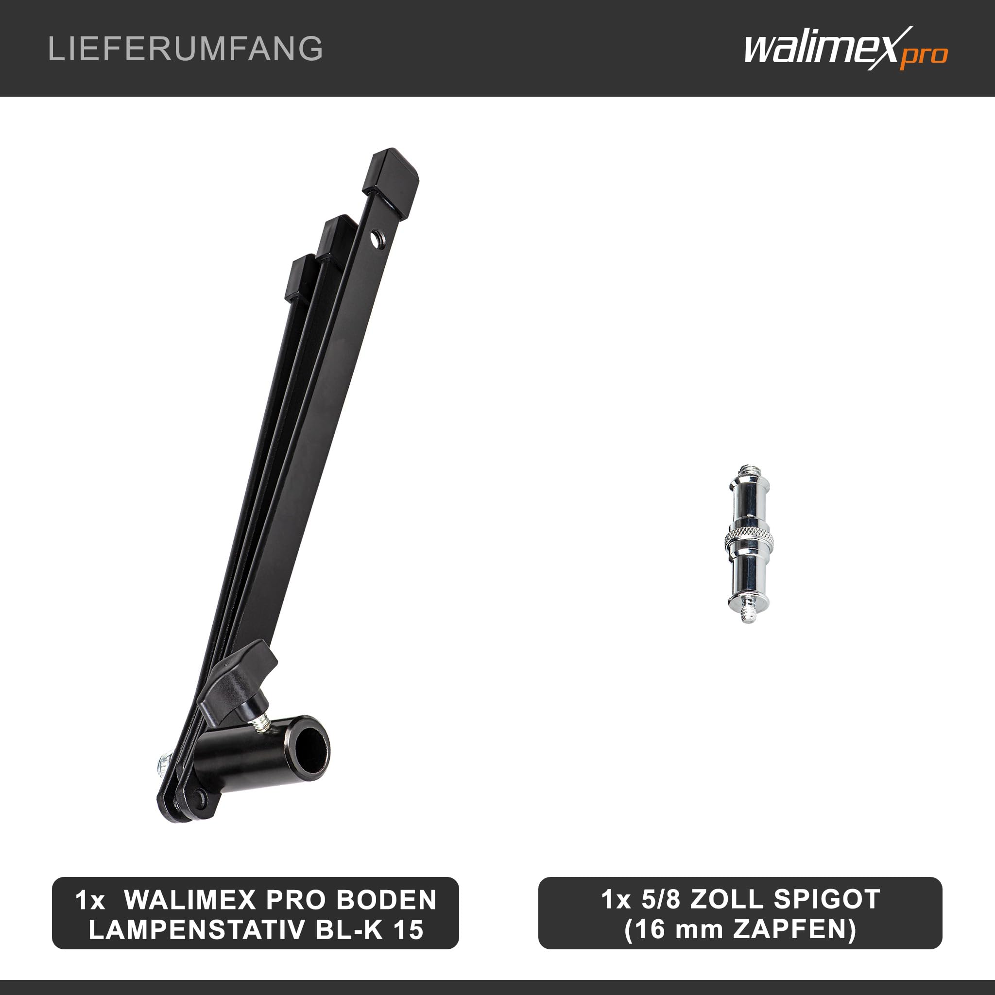 Walimex Lampenbodenstativ