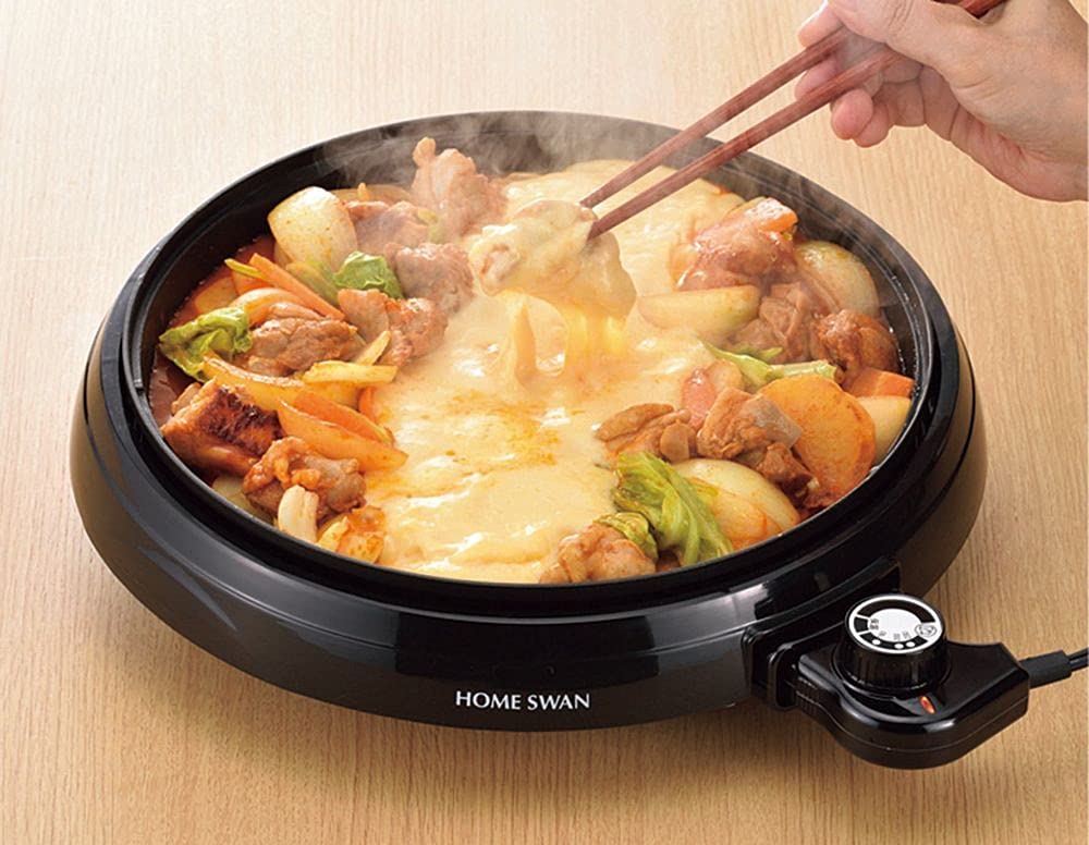 Amazon.co.jp : タマハシ 「HOME SWAN」 食べきりホットプレート 28cm