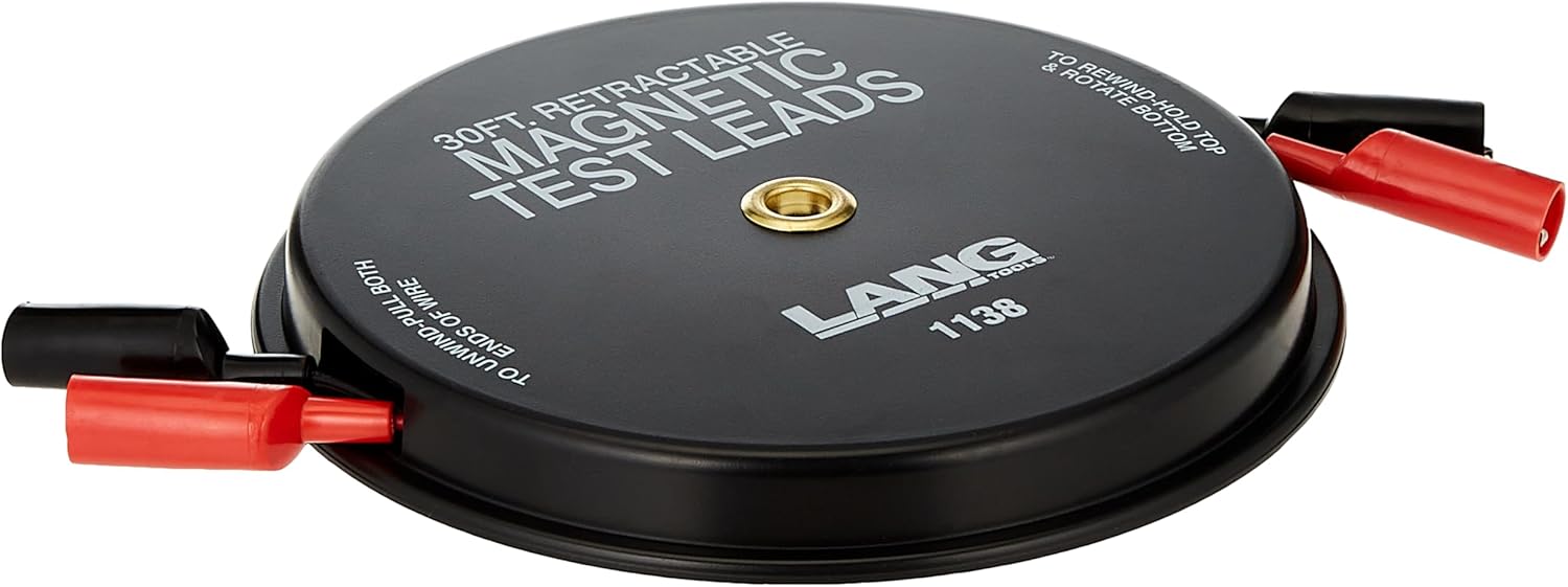 Kastar A and E Hand Tools 1138 Magnetic Retractable Test Lead, One Size, Black